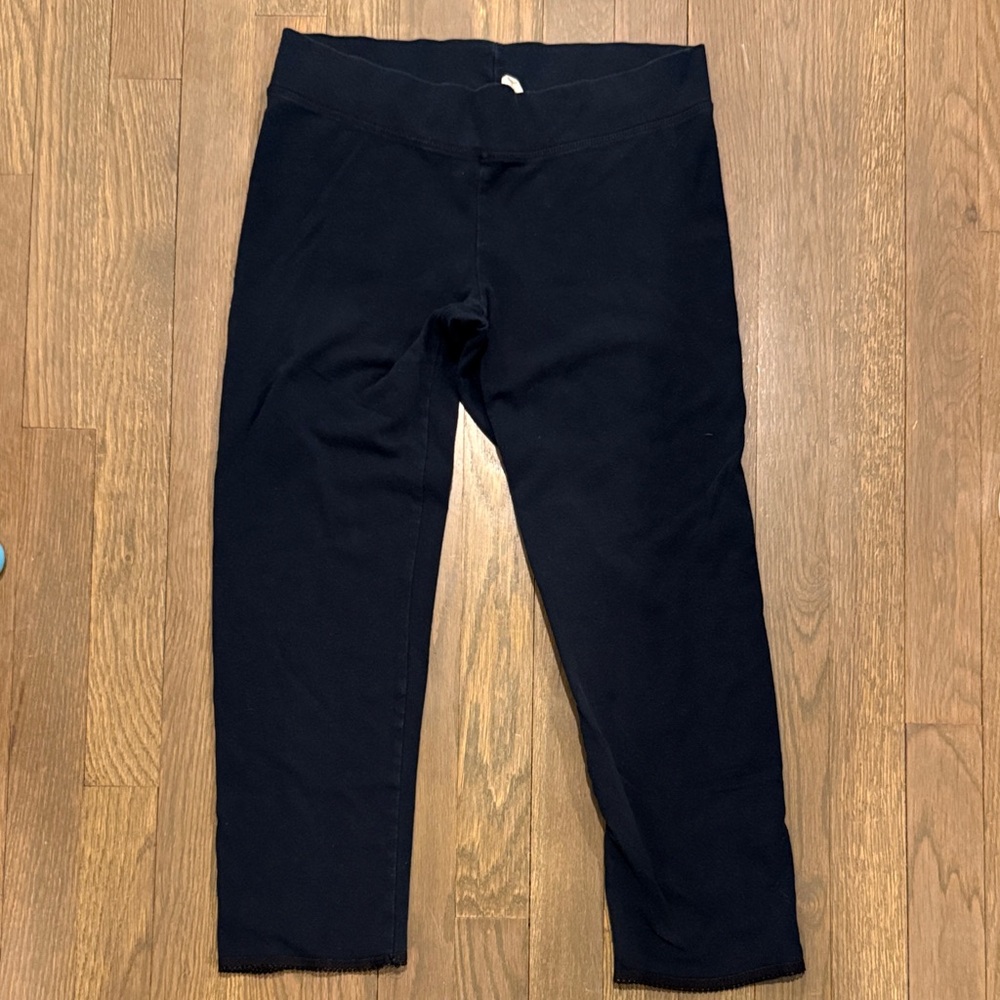 Mandees Women’s Black Stretch capris Leggings medium